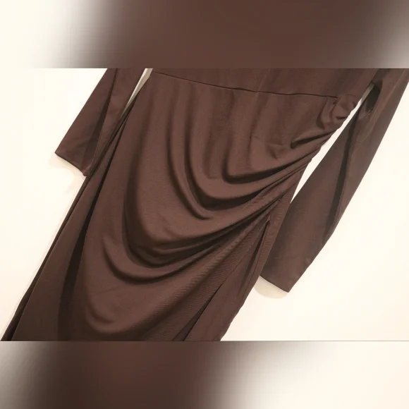 Lauren Ralph Lauren Women's Stretch Jersey Long-Sleeve Dress, Size 6 - Picture 6 of 15